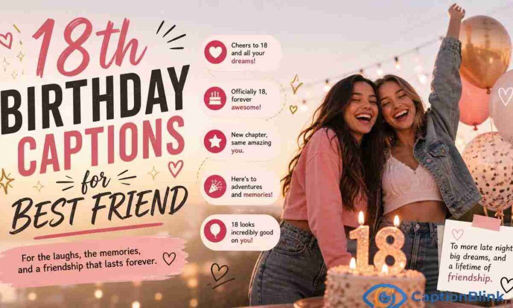 18th Birthday Captions for Best Friend (2)