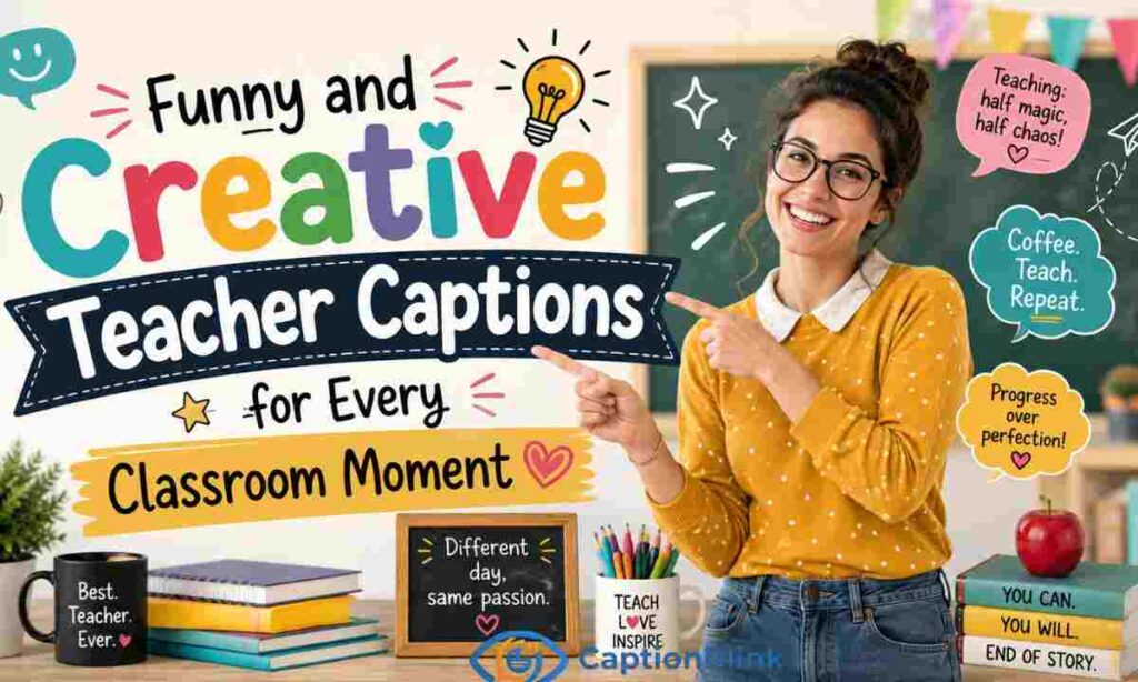 Funny and Creative Teacher Captions for Every Classroom Moment (1)