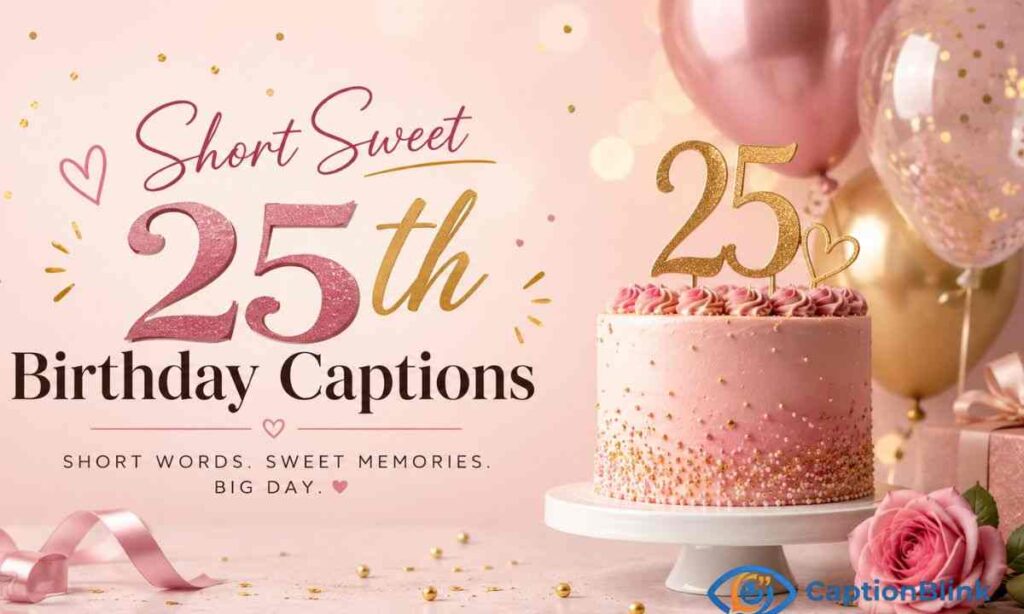 Short Sweet 25th Birthday Captions (1)
