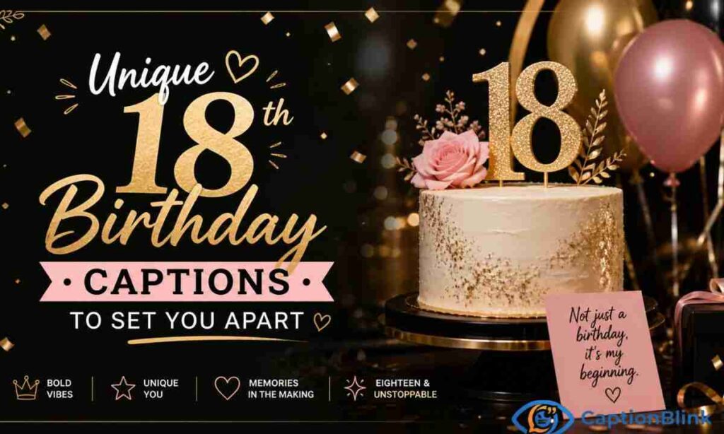 Unique 18th Birthday Captions to Set You Apart (1)