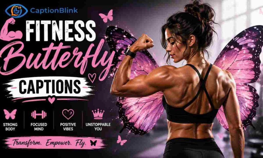 💪 Fitness Butterfly Captions (1)